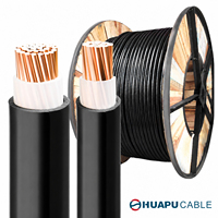 0,6/1kV Niederspannungs-YJV-Kabel mit blankem Kupferleiter, 3/4/5-adrig, XLPE-Isolierung, PVC-Mantel, Stromkabel 16-70mm²