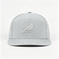 Casquette de baseball unisexe respirante et confortable avec broderie d'oiseau signature, ajustable par bouton-pression, idéale pour les sports de plein air