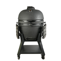 Barbecue au charbon de bois portable AUPLEX 27 pouces en céramique Kamado XXL, résistant à la chaleur jusqu'à 525°F, pour la maison, la cuisine, le jardin et l'extérieur