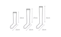 Chaussettes de compression unisexes pour femmes et hommes, 8-15 mmHg, hauteur genou, mollets larges, en Spandex/Nylon écologique, pour voyage, course à pied, infirmières