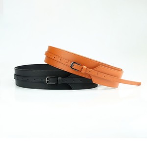 <span class=keywords><strong>Ceinture</strong></span> large en cuir pour <span class=keywords><strong>femme</strong></span>, <span class=keywords><strong>ceinture</strong></span> de mode 2-en-1 avec <span class=keywords><strong>ceinture</strong></span> fine intégrée pour robes et costumes - Product Image 1