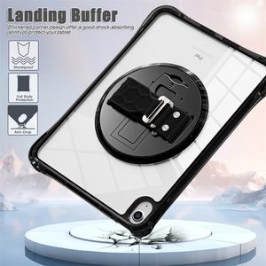 เคสแท็บเล็ตใสแบบหมุนได้ ป้องกันการกระแทก สำหรับ iPad 11 A16 2025 รุ่นที่ 10 ปี 2022 ขนาด 10.9 นิ้ว พร้อมสายคล้อง - Product Image 4