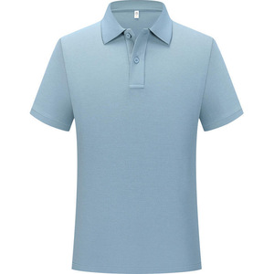 Promotional Polo Shirt Solid Color Polyester Short Sleeve Work Uniform Daily Use - Product Image 2