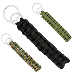 Llavero de Paracord de Supervivencia con Diseño de Logotipo Personalizado, Bandera de Puerto Rico, Amor por el Fútbol, Profesor, Unicornio, Cadenas para Llaves - Product Image 2