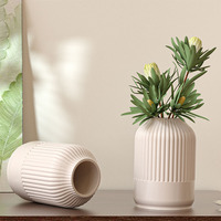 Moule en silicone pour vase en résine et béton, moule à rayures pour vase à fleurs haut, moule de moulage en résine époxy, moules d'ornements de présentation pour résine et plâtre