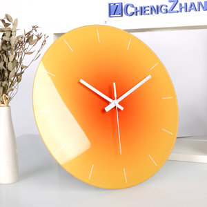 Hängende Kleider Haupt dekoration stumm Glas Wanduhr und Förderung Runde moderne digitale Wand Cloock - Product Image 3