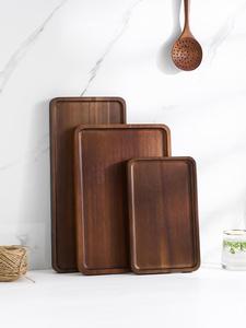 Nuevo producto Idea 2025 Plato de café y <span class=keywords><strong>té</strong></span> Plato de bambú para destete Platos de madera ecológicos - Product Image 2