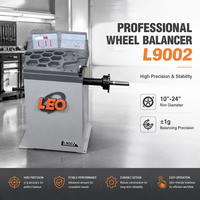 LEO L9002 - Équilibreuse de roues de haute précision 1g, mesure entièrement automatique, affichage numérique, 10"-24", 70kg, 140rpm, 90W