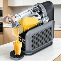Mesin Slushe Rumah Tangga Penghancur Es Milk Shake Mesin Slushie Dispenser Minuman Beku Mesin Slushie Elektrik Food Grade