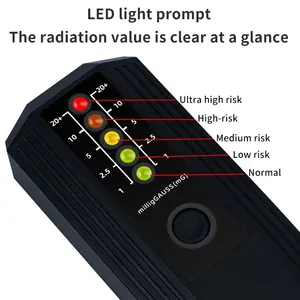 Tragbarer Elektromagnetischer Strahlungsdetektor EMF-<span class=keywords><strong>Tester</strong></span> Elektromagnetische Feldstärkemessung 0~20 MilliGauss LED-Anzeige - Product Image 3