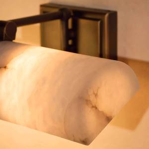 Natural Marble <b>Wall</b> Lamp 320x200x70mm Led <b>Light</b> Source E27 Bulb Base <b>Switch</b> Control For Living Room Bedroom - Product Image 2