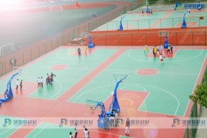 Inolp พื้นสนามเล่นบาสเก็ตบอลของโรงเรียนทำจากวัสดุรีไซเคิลทนทานต่อสิ่งแวดล้อมทำจากวัสดุรีไซเคิล - Product Image 5