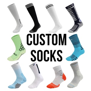 Wholesale Mens Sports Basketball <strong>Socks</strong> Anti Slip <strong>Grip</strong> <strong>Socks</strong> <strong>Football</strong> Breathable Custom Logo Crew Soccer <strong>Socks</strong> High Quality - Product Image 1