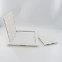 Panneau d'accès 300x300mm Panneau d'accès de plafond Trappe d'inspection en plastique pour salle de bain Plaque de plâtre Mur Chauffage Tuyau Câble de travail