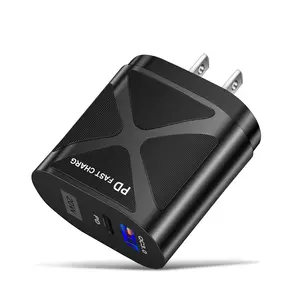 5V/9V/12V nuevo cargador de viaje estándar de EE. UU. USB estándar europeo estándar británico carga rápida PD20W carga rápida QC3.0