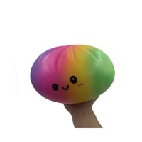 Jouet géant en forme de boulette de 25 cm, boulettes géantes avec visage mignon, récupération lente, anti-stress pour enfants et adultes