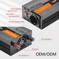 Pretiosus onduleur 12V 24v DC à 110V 120V convertisseur onduleur de voiture 500Watt convertisseur de puissance à onde sinusoïdale pure