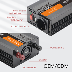 محول Pretiosus محول سيارة 12 فولت 24 فولت تيار مستمر إلى 7.5 V محول محول طاقة موجة جيبية نقية - Product Image 3