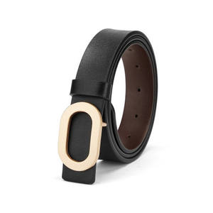 Boucle en alliage de cuir de vachette véritable de style d'affaires formel pour dames Longueur personnalisée Design de logo à la mode Pakistan Largeur 2.8CM - Product Image 1