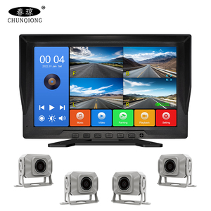 Chunqiong 10.1インチIPS LEDテレビ4画面タッチモニター金属ブラケットCarPlay RGB SDカード/CDプレーヤー接続 - Product Image 3