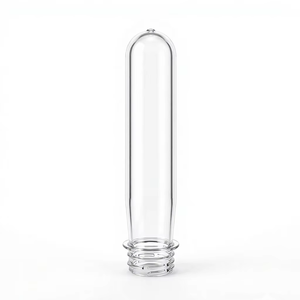 พรีฟอร์มขวด PET ขนาด 28 มม. รุ่น PCO 1881 คอขวดสั้น สำหรับขวดเครื่องดื่ม CSD น้ำผลไม้ เกรดอาหาร ความใสสูง ผลิตด้วยวิธีฉีดขึ้นรูป - Product Image 1