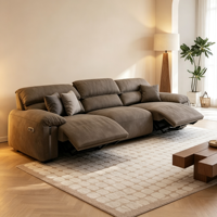 Canapé inclinable électrique VOXHOME, style nordique minimaliste, pour salon, meubles modulaires, tissu résistant aux griffures de chat