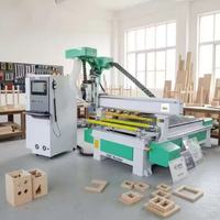 Máquina para Fabricación de Muebles GR-1325 1530 ATC, Máquina CNC de Anidamiento de 4*8 pies para Trabajos en Madera