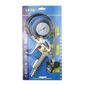 Pistolet de gonflage de pneus Jiao Shang avec manomètre 220 Psi, construction métallique pour voiture compacte et moto - Product Image 2