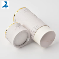 Offre Spéciale : Boîtes Cylindriques Personnalisées en Papier Recyclé pour Emballage de Thé et Vin – Tubes en Papier Composite avec Lamination Mate et Gaufrage