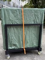 Ruedas de Carro Portátiles de Aleación de Aluminio Plateado 6082-T6, Capacidad de Carga de 500 kg, Diseño Modular Duradero, Instalación Rápida