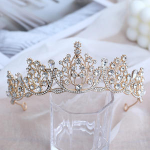 Koninginnekroon Strass Prinsessen Tiara, Bruids Tiara's voor de Bruid, Verjaardag Tiara Hoofdbanden voor Prom Pageant Cosplay Party - Product Image 6