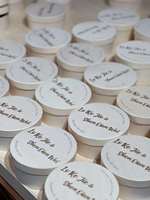 Boîte cadeau en kraft ovale personnalisée, boîte à deux pièces, boîte à bonbons, emballage pour la pâtisserie DIY, pour la Saint-Valentin