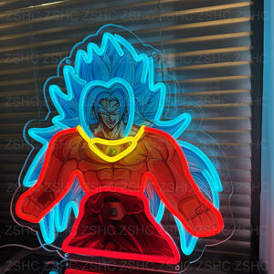 Vente en gros de LED acryliques personnalisées imprimées UV néons animés lumineux pour chambre d'enfants cadeau de fête gaming - Product Image 4