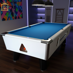Table de <span class=keywords><strong>billard</strong></span> de <span class=keywords><strong>luxe</strong></span> à monnayeur en bois massif de 8 pieds avec plateau en ardoise, système de retour de billes, qualité tournoi, pour usage domestique, 9 billes de snooker - Product Image 5