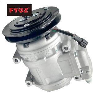 空调压缩机 11Q690091 1224038800S7501 适用于现代挖掘机 HX220 L HX220 NL 替换零件 - Product Image 2