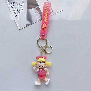 <span class=keywords><strong>Dessin</strong></span> <span class=keywords><strong>animé</strong></span> 3D <span class=keywords><strong>Arnold</strong></span> PVC Anime Figure porte-clés sac en caoutchouc Durable pendentif accessoires cadeaux promotionnels décorations - Product Image 5