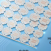 Circuit imprimé en aluminium LED à dissipation thermique simple face 1,2 mm 25 µm cuivre OSP pour l'éclairage
