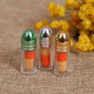 Sex male pill storage cases empty capsules bottle tablets bullet capsules bottle with the plastic covers