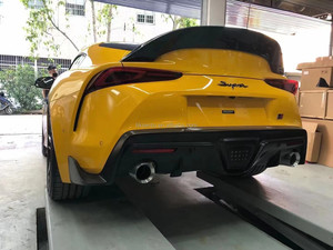 Nuevo Kit de Carrocería de Fibra de Carbono, Difusor Delantero Negro Brillante, Alerón, Capó con Marco de Madera - Product Image 4