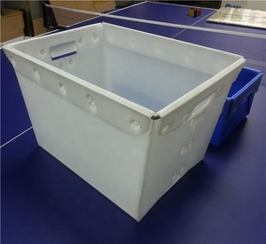 Bacs d'expédition empilables <span class=keywords><strong>en</strong></span> <span class=keywords><strong>Coroplast</strong></span>, Conteneurs postaux, Bacs de stockage <span class=keywords><strong>en</strong></span> plastique Corex pour entrepôt, Boîtes d'emballage <span class=keywords><strong>en</strong></span> Corflute, Boîtes de déménagement, Boîtes de classement - Product Image 2