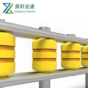 Barrera DE SEGURIDAD rodante, barandilla de carretera, barrera de rodillos, barrera de barandilla EVA, barandilla antichoque, tráfico - Product Image 6