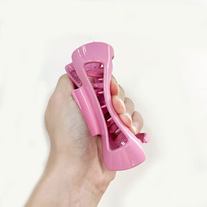 مشابك شعر بلاستيكية لامعة وناعمة قابلة للتخصيص بألوان متعددة، مشابك شعر نسائية راقية صديقة للبيئة - Product Image 3