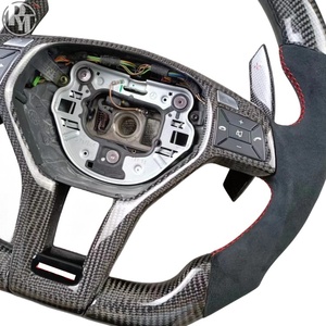 Volante sportivo in fibra di carbonio personalizzato per Mercedes-Benz, adatto per Mercedes-Benz <span class=keywords><strong>AMG</strong></span> classe <span class=keywords><strong>C</strong></span> W204 C63 W212 W218 W207 - Product Image 4
