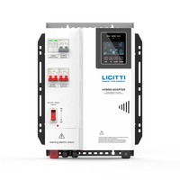 Inverter Hybrid AC Gelombang Sinus Murni 48V Split Phase 5000W Efisiensi Tinggi untuk Penggunaan Tenaga Surya Rumah Tangga