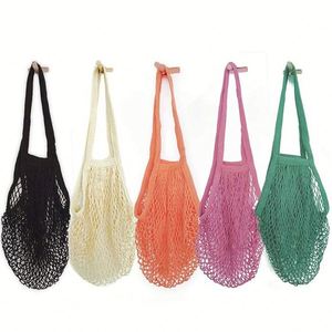 Bolsas de Compras Reutilizables y Portátiles para Frutas y Verduras, Bolsa de Malla de Algodón Lavable, Organizador Orgánico - Product Image 4