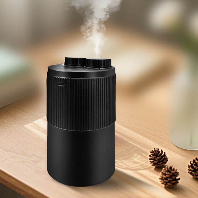 Home Decor Bedroom Spa Rechargeable Aluminum Nebulizing Cool Mist Diffuser for Car & Household Use Waterless Operation