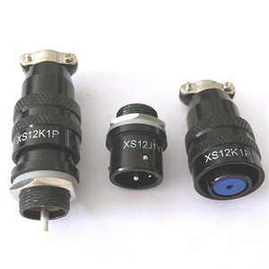 Conectores de precisión CSP serie XS12, conector circular de aviación de 2, 3, 4 y 5 pines para cableado eléctrico - Product Image 2