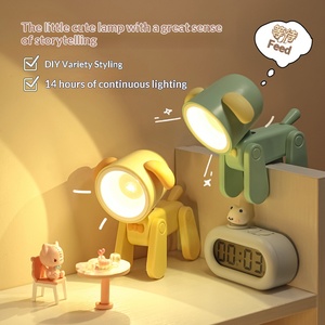 Luce Notturna USB Ricaricabile a LED a Forma di Cucciolo di Cervo, Lampada Miniatura Stile Animale, Regalo Carino per Ragazze, Luce d'Ambiente - Product Image 1