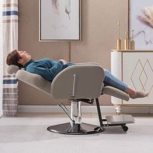 เก้าอี้เสริมสวยปรับเอนได้สำหรับช่างทำผม เก้าอี้ร้านเสริมสวย เก้าอี้ตัดผม เก้าอี้ร้านตัดผมชาย - Product Image 5