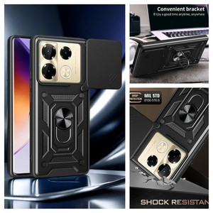 Funda Protectora para Teléfono con Ventana Deslizante para Motorola G57 G67 Power EDGE <span class=keywords><strong>70</strong></span> Multi Layar, Resistente a Golpes, Parte Trasera de PC, Cubierta Móvil - Product Image 3